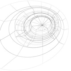 Fototapeta premium Scientific and technology monochrome stylish background, abstract