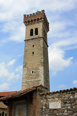 Fototapeta na wymiar Torre Maestra in Lonato del Garda