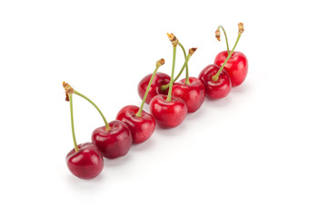 juicy ripe sweet cherry