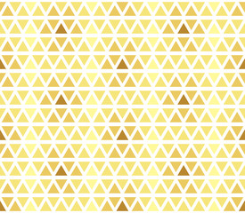 Seamless geometric gold pattern
