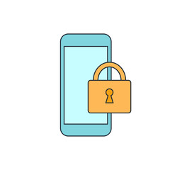 locked phone icon
