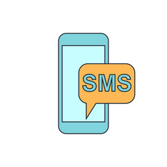 sms smartphone icon