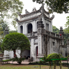Ancient architecture of Hanoi, famous Temple of Literature