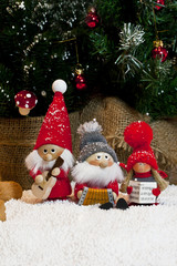 Composition of Christmas Figurines