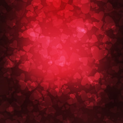 hearts background for a valentine's day