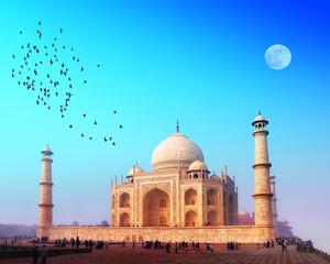 Taj Mahal Palace in India. Indian Temple Tajmahal - 99871788