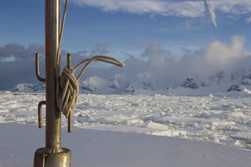 Nautical knots cruising Antarctica © karenfoleyphoto