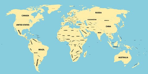 Political map of World
