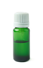 Small vial flask isolated