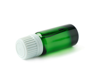 Small vial flask isolated