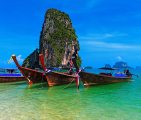 Thailand travel background. Exotic destinations in Asia