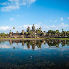 Angkor Wat Cambodia. Angkor Thom khmer temple. Travel landmark