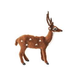 Toy roe deer fawn isolated