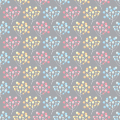 vector seamless spring floral pattern 