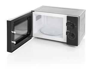 Microwave oven isolated on white