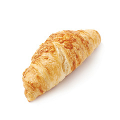 Cheese croissant pastry isolated