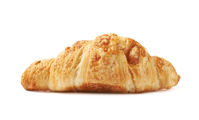 Cheese croissant pastry isolated