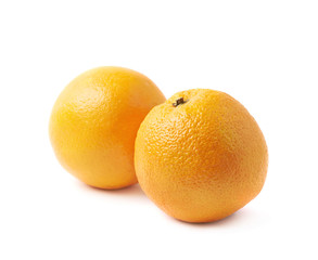 Ripe orange fruit isolated