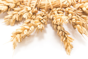 Wreath of ears of wheat, detail