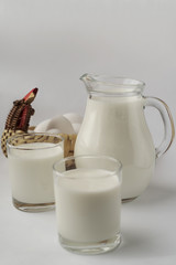 Milk and eggs