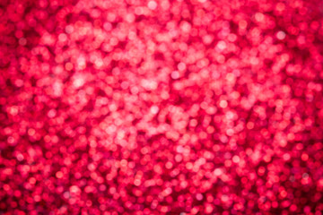 Red bokeh abstract background.