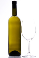 white wine with glass