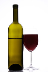 red wine bottle