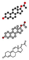 Trenbolone acetate cattle growth promoter.