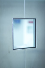 Hospital surgery operating room door