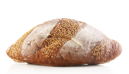 Bread isolated on white