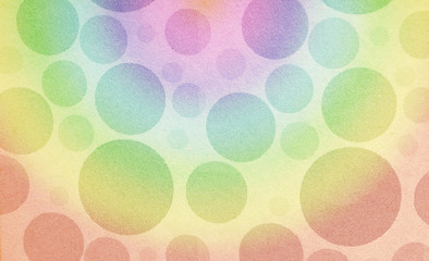 Rainbow circle on paper texture