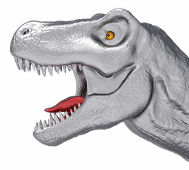3D Isolated T-Rex Head © Ivanc7