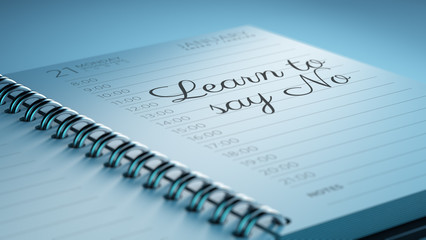 Closeup of a personal calendar setting an important date represe