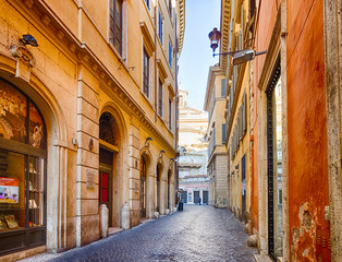 Fototapeta premium ancient streets and alleys of Rome