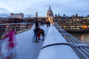 Obraz premium Winter in London's City