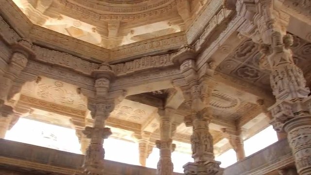 Jain temple Ranakpur. Rajasthan. India