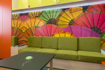 Interior of a playroom for kids