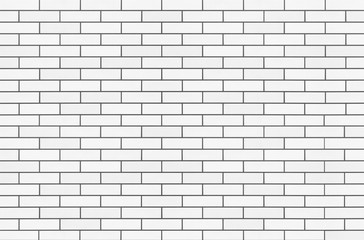 White brick stone wall seamless background and texture