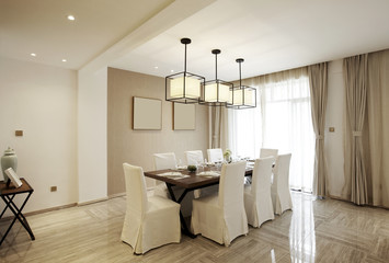 Elegant house interiors, Dining Room