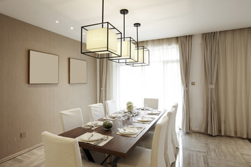 Elegant house interiors, Dining Room