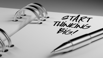 Closeup of a personal agenda setting an important date writing w