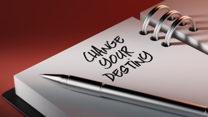 Closeup of a personal agenda setting an important date writing w