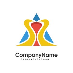 triangle vector logo icon