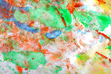 Obraz na płótnie Canvas Abstract pattern. Children's drawing. Colorful play.