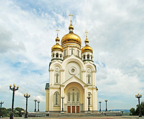 Fototapeta na wymiar Transfiguration Cathedral Russia