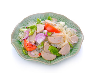 Spicy vermicelli salad