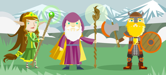 epic fantasy characters