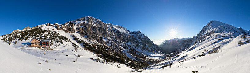 Winter in den Bergen