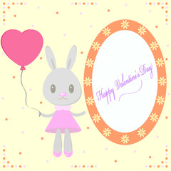 Bunny with frame