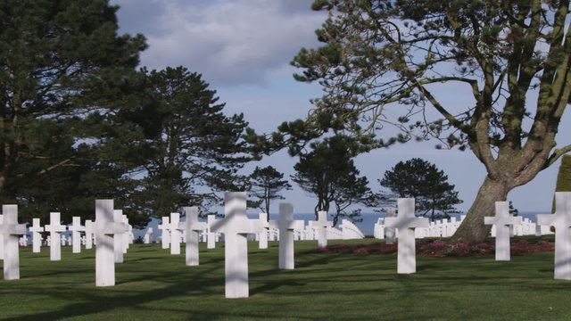 American military cemetery in Normandy France.
